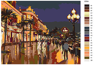 Картина по номерам, 40 x 50, KRYM-CR04
