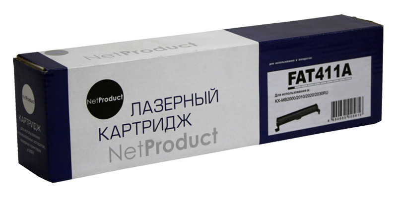 Картридж KX-FAT411A7 (для Panasonic KX-MB1900/ KX-MB2001/ KX-MB2011/ KX-MB2025/ KX-MB2051) NetProduct - фото 1 - id-p4892826