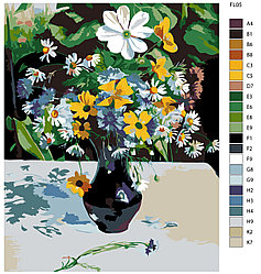 Картина по номерам, 40 x 50, KRYM-FL05