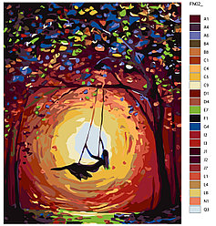 Картина по номерам, 40 x 50, KRYM-FN02