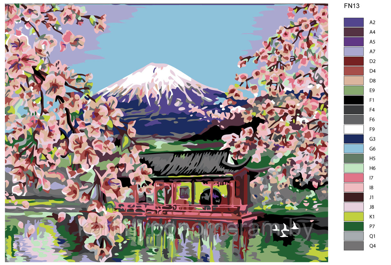 Картина по номерам, 40 x 50, KRYM-FN13