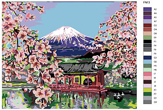 Картина по номерам, 40 x 50, KRYM-FN13