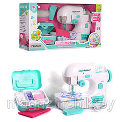 Детская игрушечная швейная машинка на батарейках со световыми и звуковыми эффектами, арт. 838