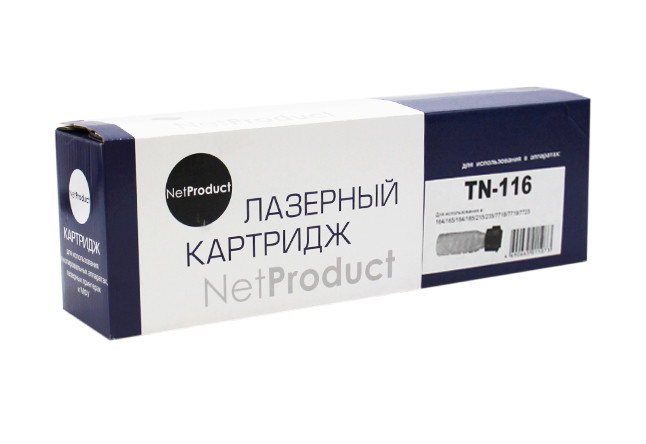 Картридж TN116/ A1UC050 (для Konica Minolta bizhub 164/ 165/ 184/ 185/ 7718/ 7818) NetProduct