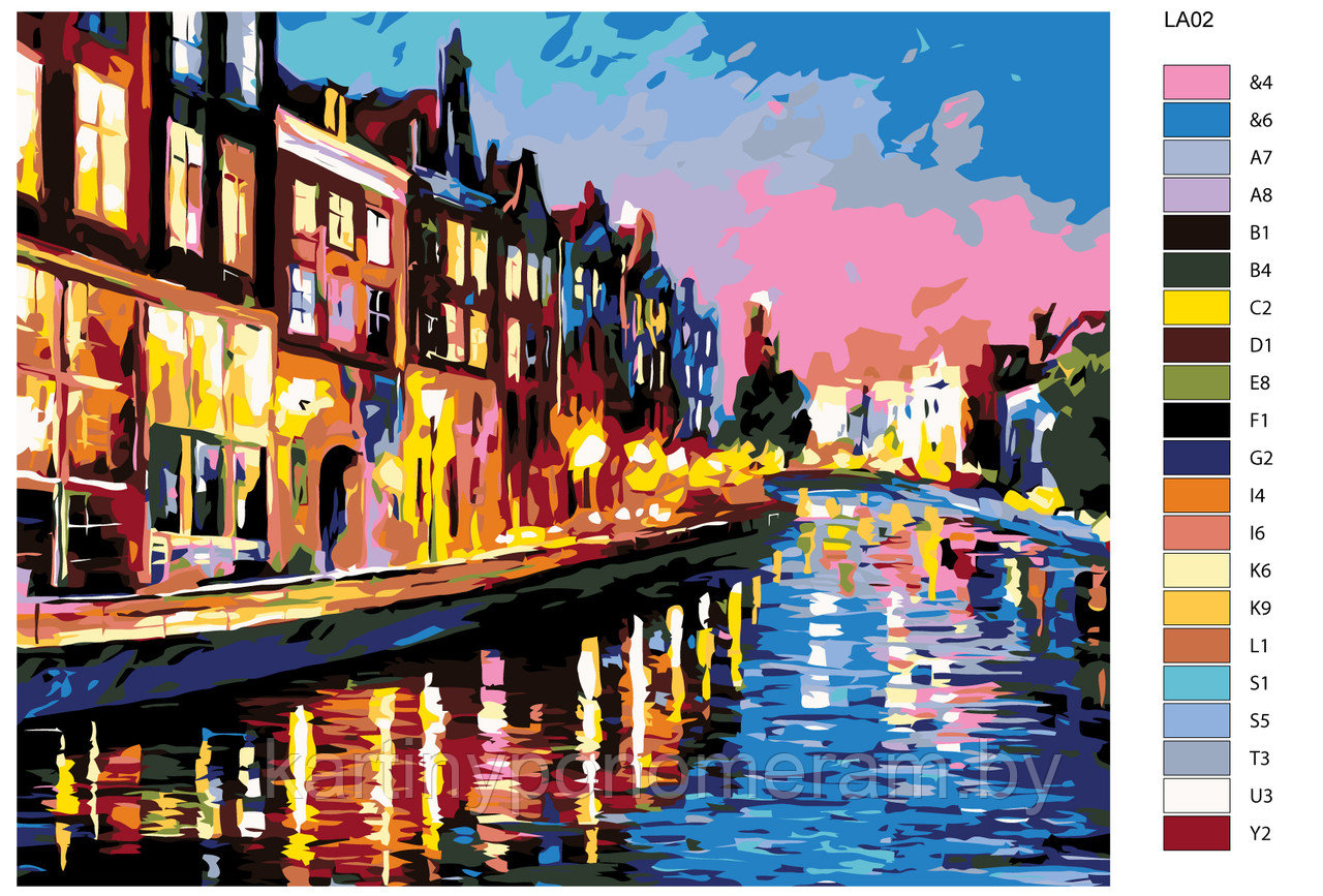 Картина по номерам, 40 x 50, LA02