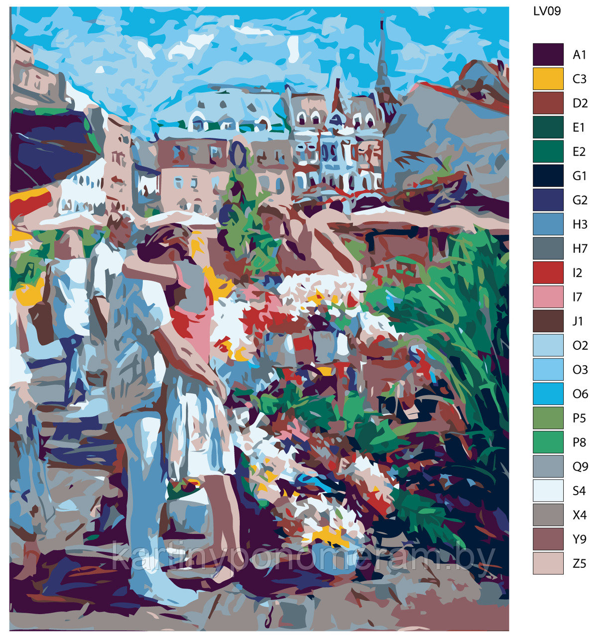 Картина по номерам, 40 x 50, LV09