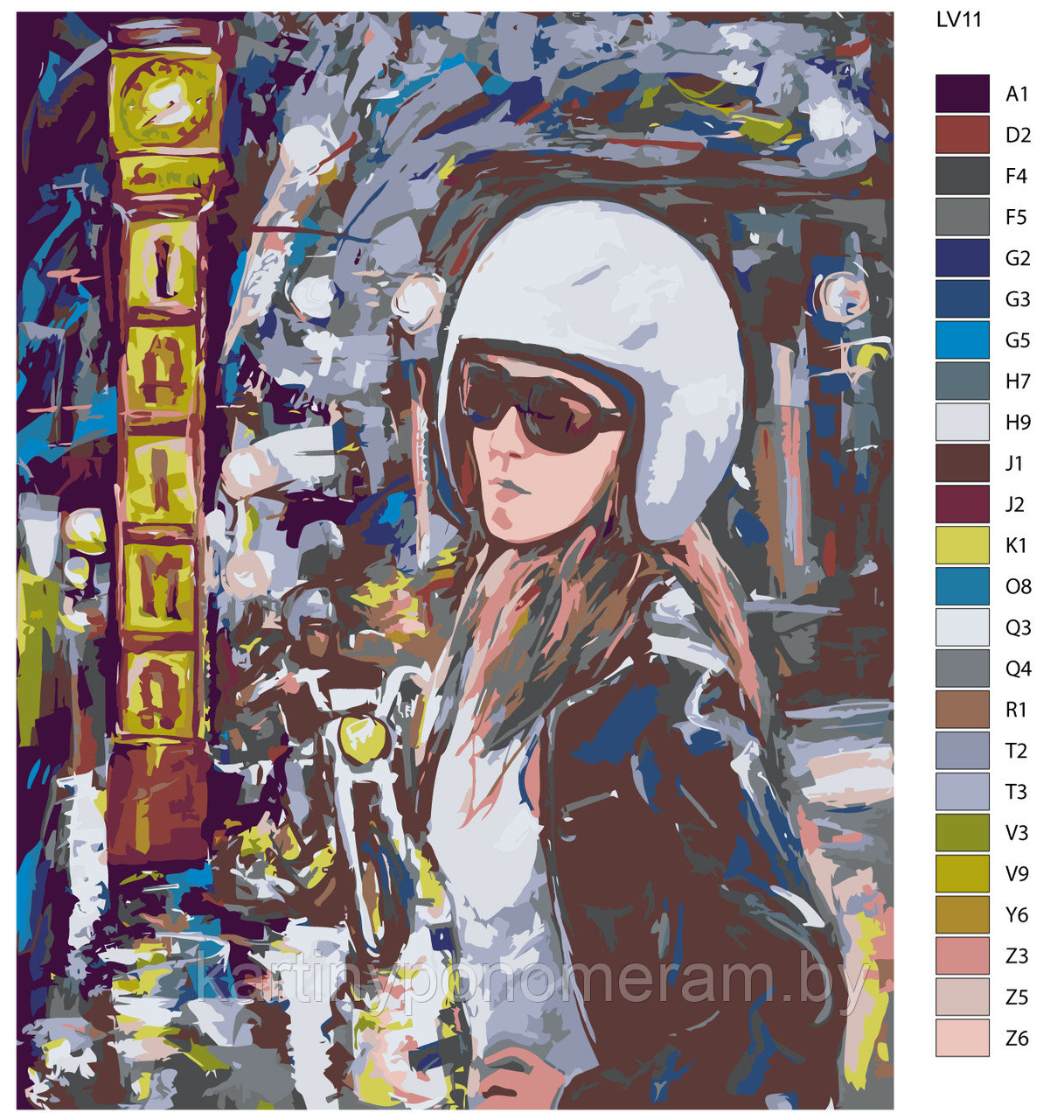 Картина по номерам, 40 x 50, LV11
