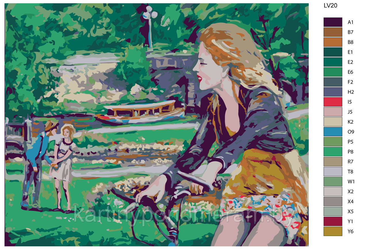 Картина по номерам, 40 x 50, LV20