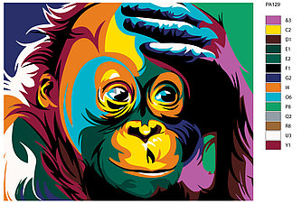 Картина по номерам, 40 x 50, PA129