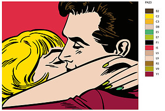 Картина по номерам, 40 x 50, PA23