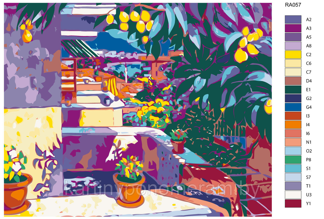 Картина по номерам, 40 x 50, RA057