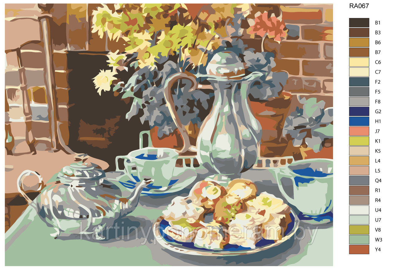 Картина по номерам, 40 x 50, RA067