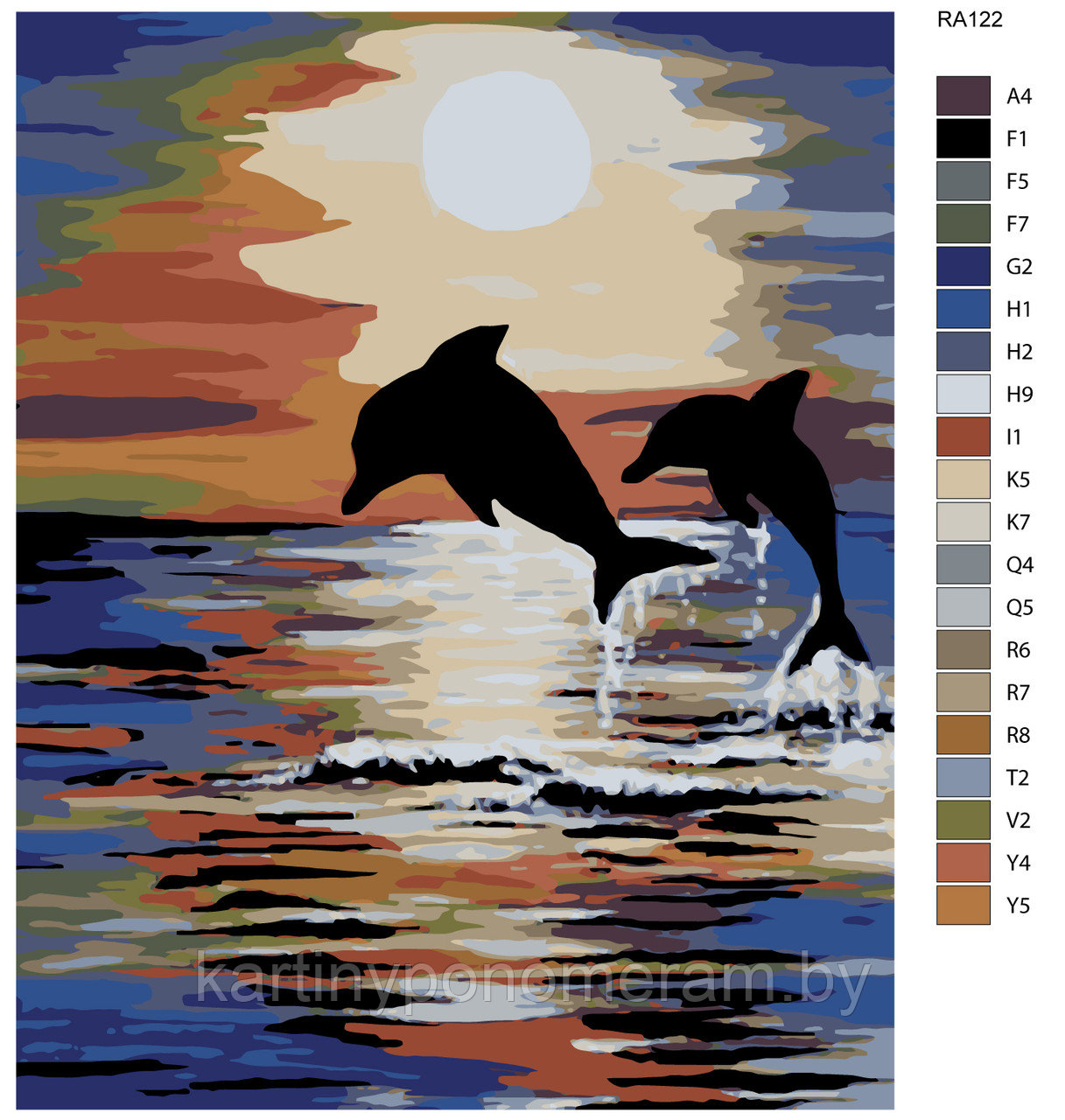 Картина по номерам, 40 x 50, RA122