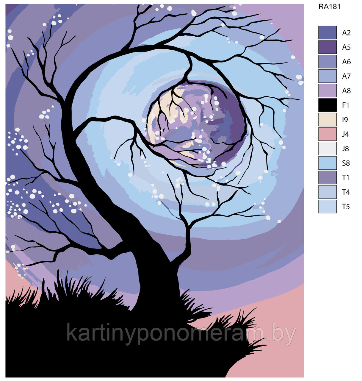 Картина по номерам, 40 x 50, RA181