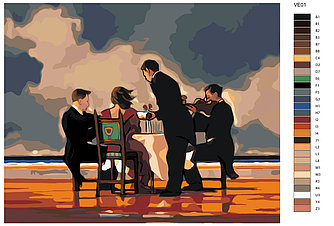 Картина по номерам, 40 x 50, VE01