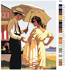 Картина по номерам, 40 x 50, VE02