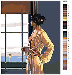 Картина по номерам, 40 x 50, VE03