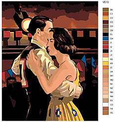 Картина по номерам, 40 x 50, VE13