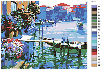 Картина по номерам, 40 x 50, W339