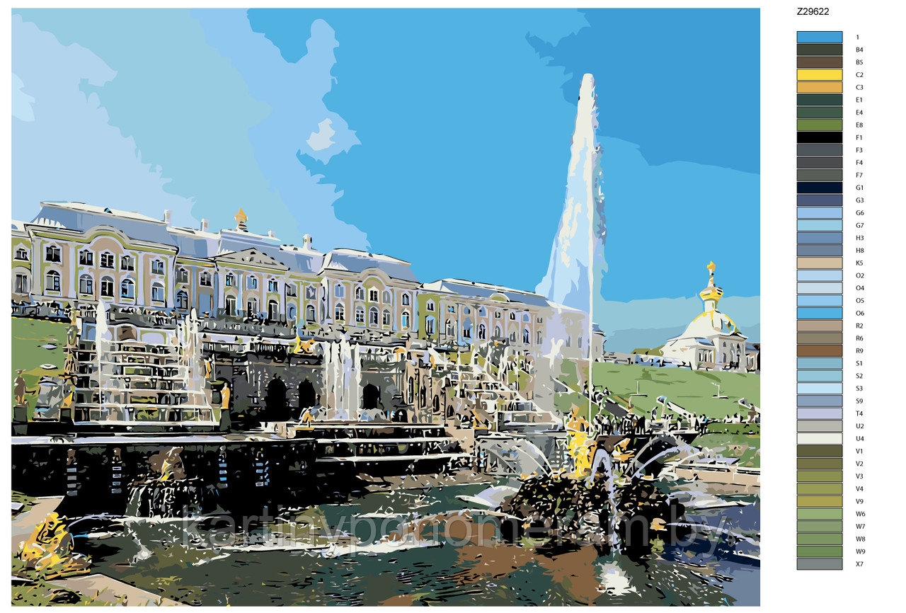 Картина по номерам, 40 x 50, Z-Z29622