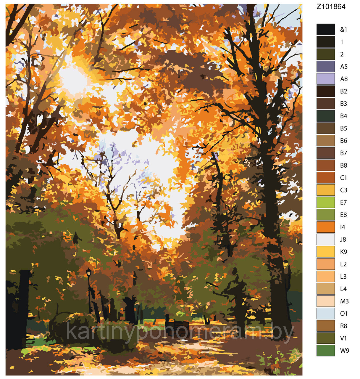 Картина по номерам, 40 x 50, Z-Z4300