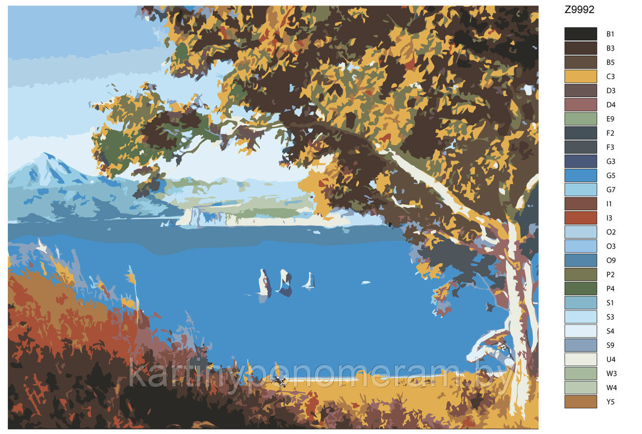 Картина по номерам, 40 x 50, Z-Z9992