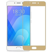 Защитное стекло Aiwo Full Screen Cover 0.3 mm золотое для Meizu M6