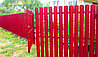 Забор из металлического штакетника (двусторонний штакетник/односторонняя зашивка) высота 1,2м