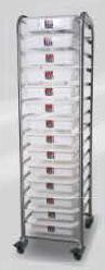 Тележка JAC ECHELLE в комплекте с 14 баками с крышками JAC - фото 1 - id-p96701591