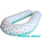 Подушка для беременных U форма. 420см XL. Premium Mama. "Babysleep"
