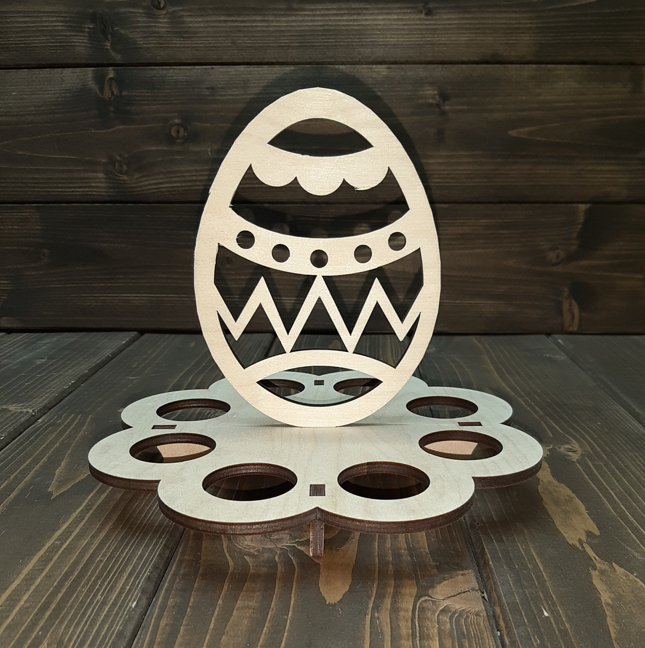 Подставка на 8 яиц "Яйцо с узором" - фото 1 - id-p96704263
