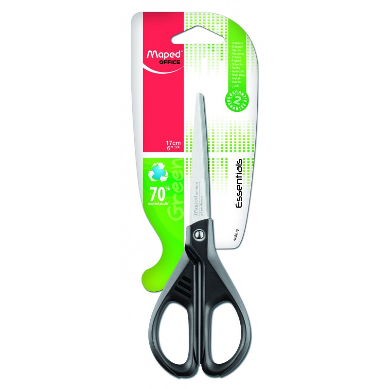 Ножницы "Essentials Green" 21 см