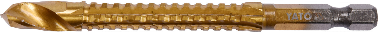 Сверло-шарошка по металлу 7.0мм HSS-TiN с хвостовиком HEXYT-44825 - фото 1 - id-p96706342