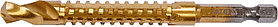 Сверло-шарошка по металлу 9.0мм HSS-TiN с хвостовиком HEX YT-44827