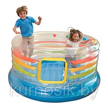 Надувной игровой центр-батут Intex Transparent Ring Bounce 182х86 см (48264NP)