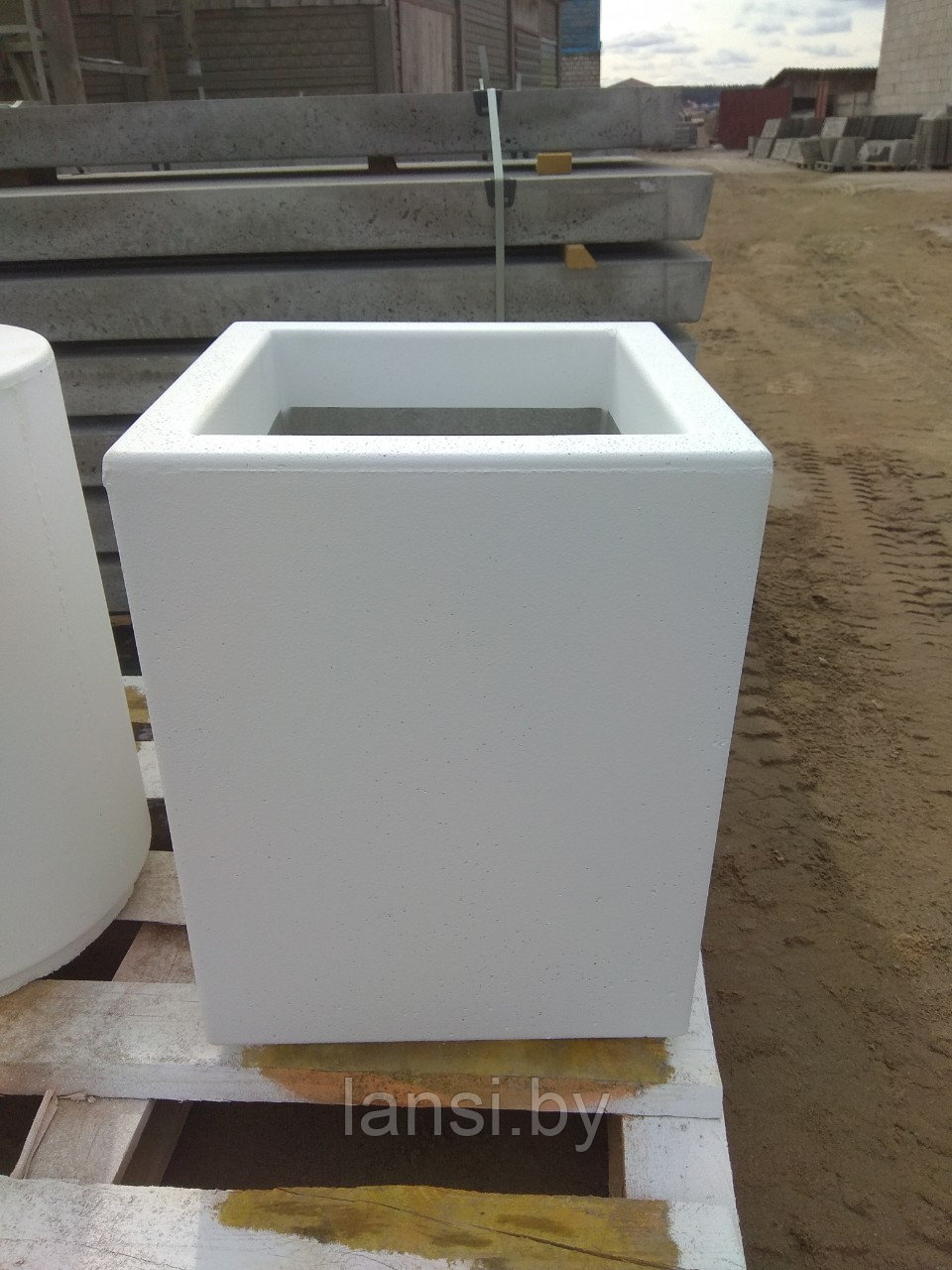 Цветочница бетонная " Куб М " (Киль) 600х450х450мм - фото 6 - id-p96732320