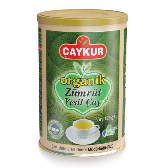 Турецкий зеленый чай Caykur organik zumrut, 125 гр.(Турция) - фото 1 - id-p96350941