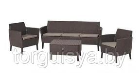 Комплект мебели Salemo 3-sofa set (Салемо), коричневый