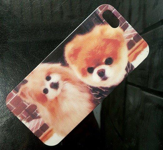 Чехол для iPhone 5/5s накладка "Собачки тип-1", пластик