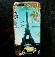 Чехол для iPhone 6/ 6s накладка "3D Paris", силикон
