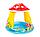 57114 Детский надувной бассейн Intex Гриб Мухомор с навесом 102х89 см, фото 3