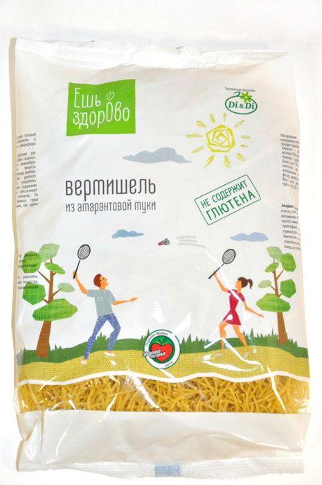 Макаронные изделия из амарантовой муки Вермишель, "Ешь здорово", 250 гр