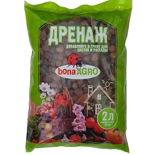 Дренаж керамзитовый мелкий bonaAGRO, 2 литра (Остаток 3 шт !!!)