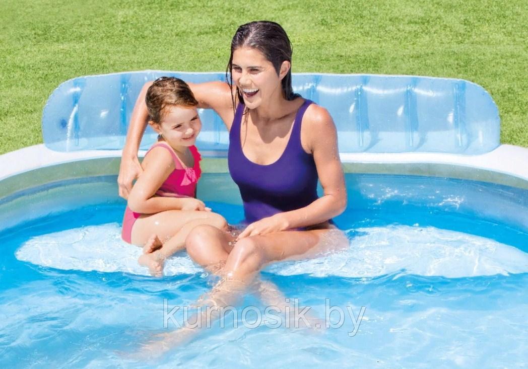 Надувной семейный бассейн Intex Swim Center Family Lounge 224х216х76 см 57190NP - фото 3 - id-p96768108