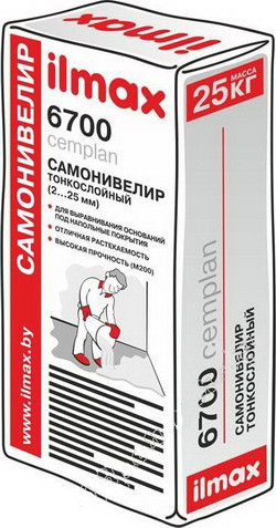 Самонивелир тонкослойный - ILMAX 6700 cemplan - 25кг - фото 1 - id-p4832965