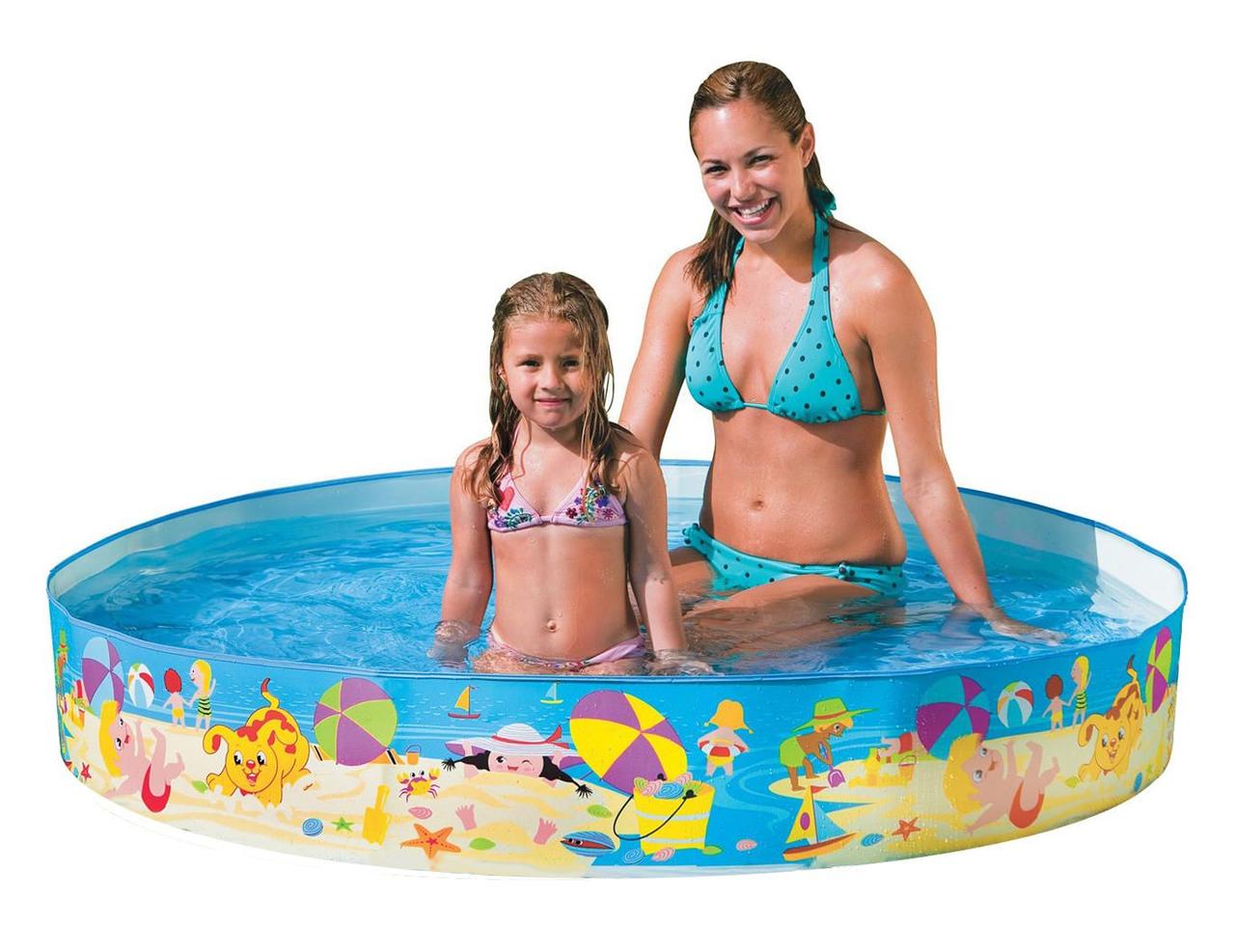 Intex Бассейн Intex 56451NP *Пляж* жесткий 152х25 см