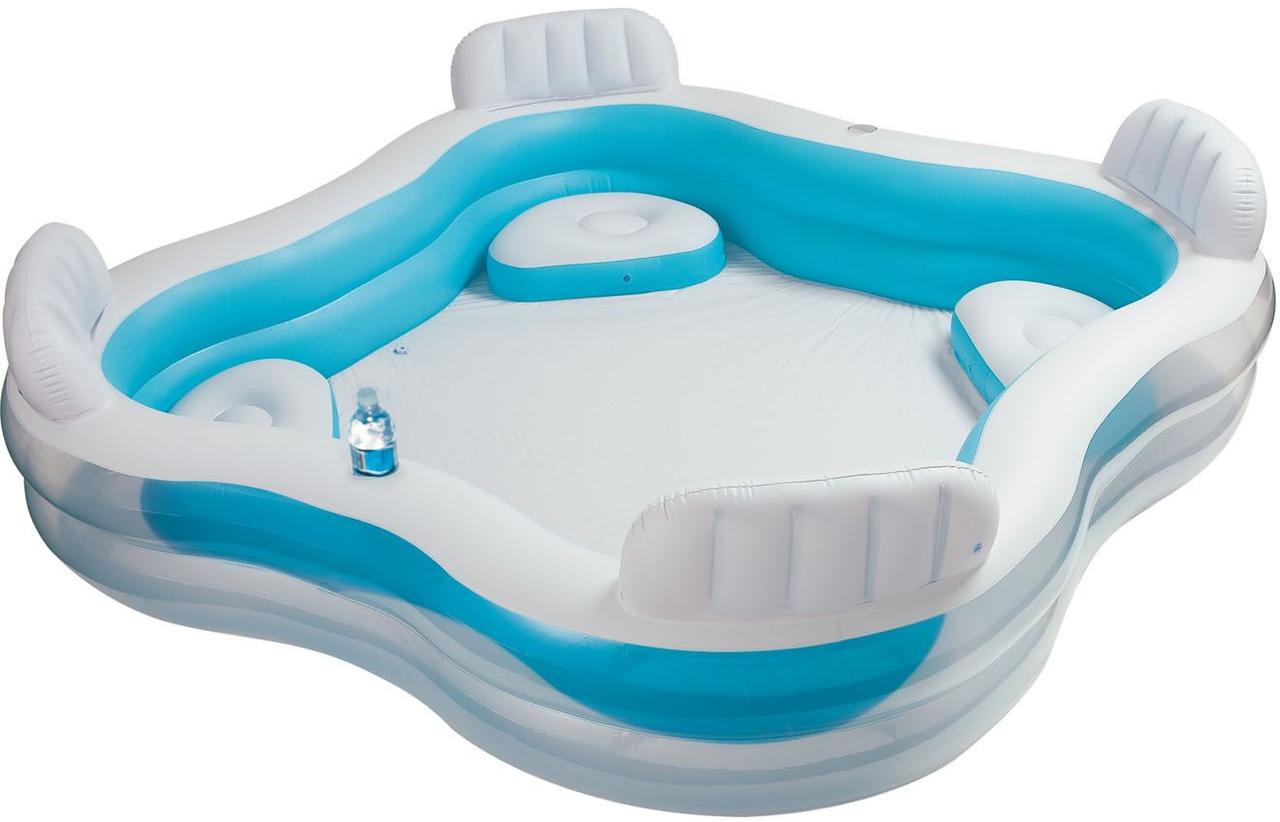 Intex Надувной семейный бассейн Intex Swim Center Family Lounge 56475NP 229х229х66 см
