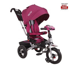 Детский трёхколёсный велосипед Baby Trike Premium Original  фиолетовый