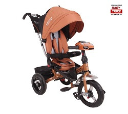 Детский трёхколёсный велосипед Baby Trike Premium Original фиолетовый - фото 6 - id-p96780509