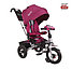 Детский трёхколёсный велосипед Baby Trike Premium Original  синий, фото 5